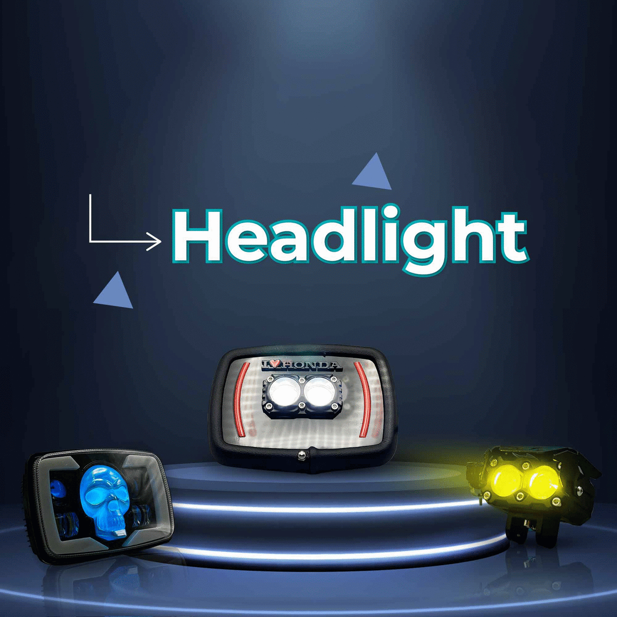 Head Lights Imtiaz Bikerz Studio