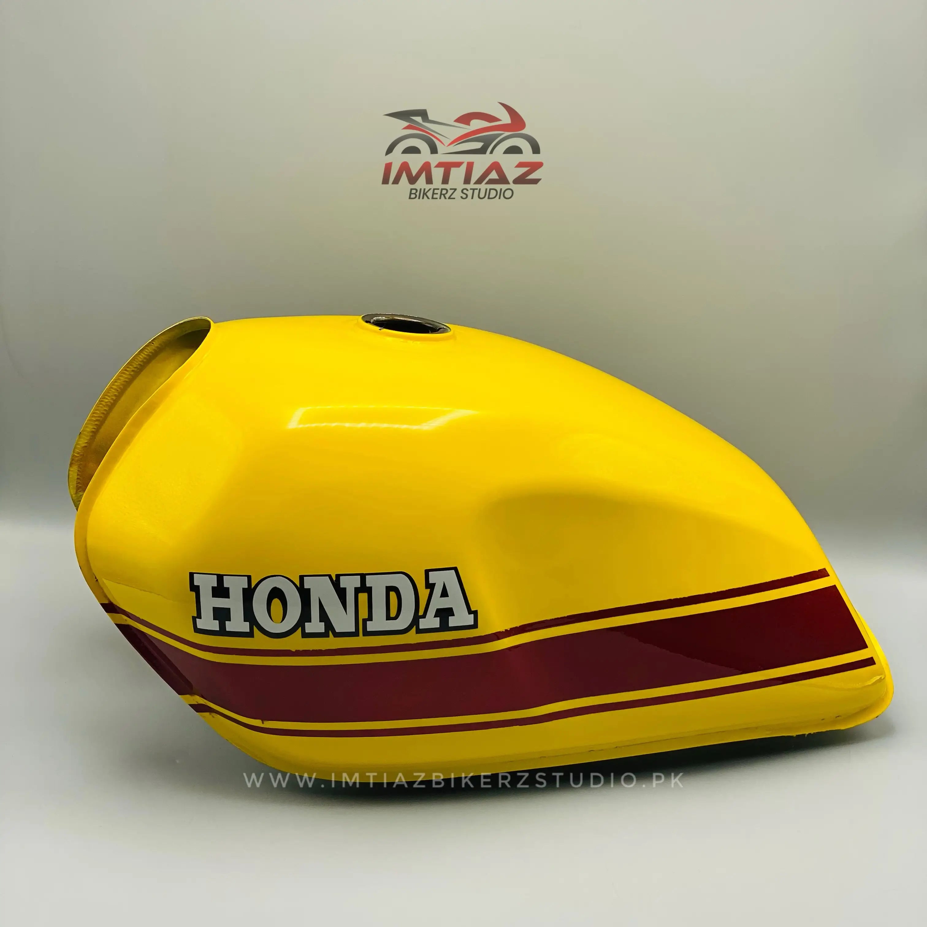 CG125 yellow Customised Tankset