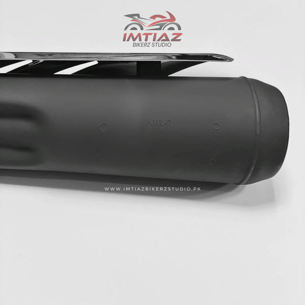 AHL3 Black Silencer for Honda CG125 - High Performance & Premium Sound | Best in Pakistan