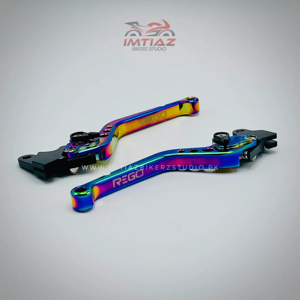 Rego Multicolor Adjustable Aluminium Levers | CG125