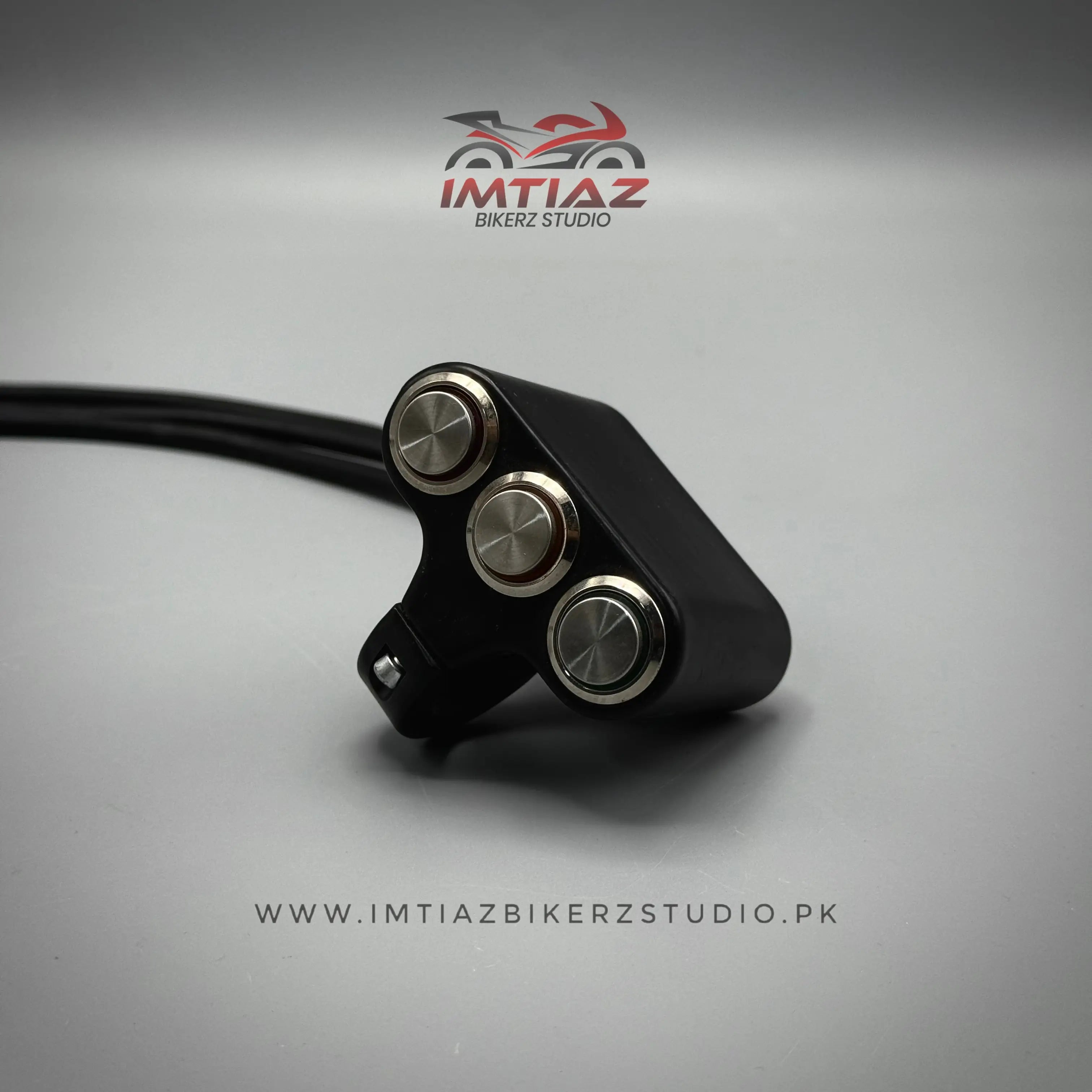 3 POINT ALUMINIUM BUTTON – Imtiaz Bikerz Studio
