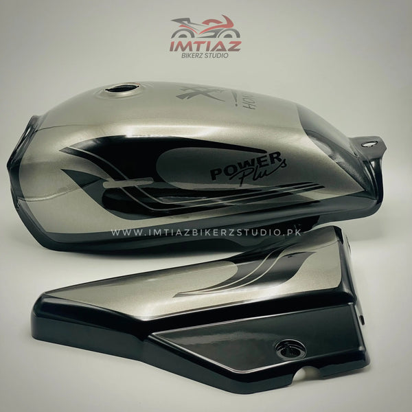 Power Plus Black Grey | CD70 | Premium Quality With Flexible Sidecovers