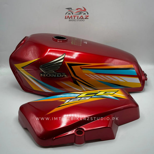 2026 Red fueltank Set |For CG125| Genuine Customized Outfit | A plus High Quality Outfit ￼
