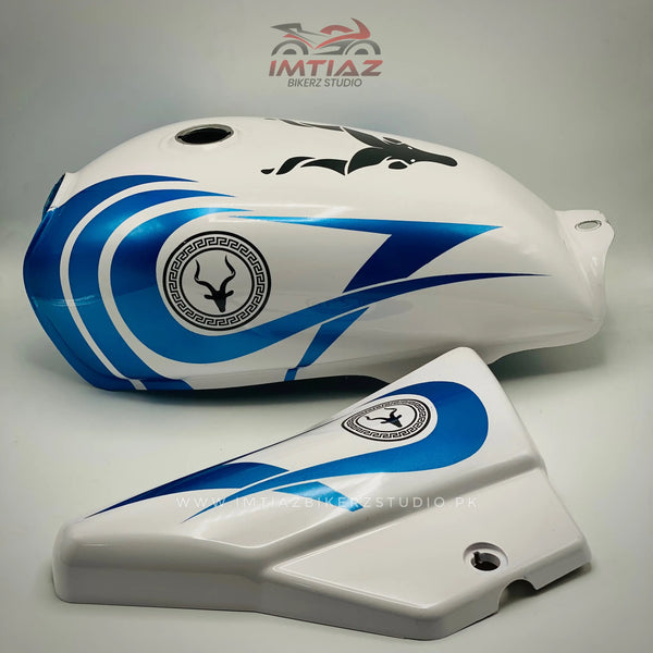 Markhor White/Blue | CD70 | A+ Quality With Flexible Sidecovers