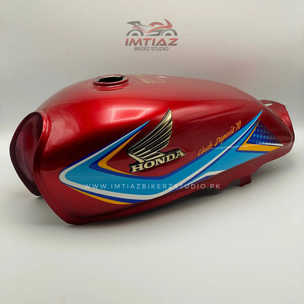 2019 CD70 Red Fueltank WIth ABS Sidecovers | Genuine Customized