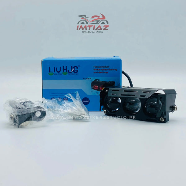 HJG Metal Triple Lens Mini Led | Long Range Throw | High Quality Product