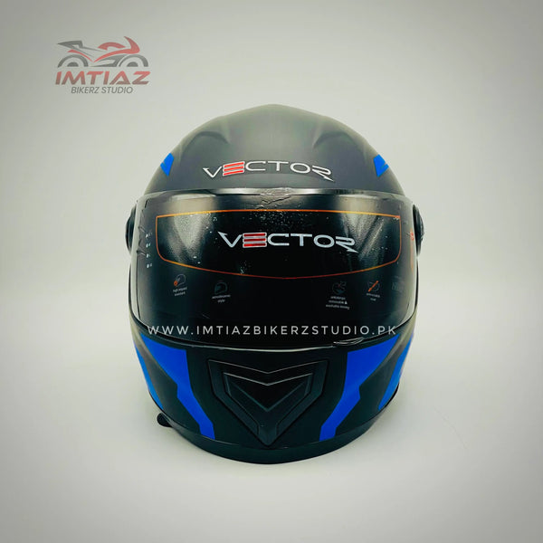 Vector Blue Helmet | Large Size | Premium Quality