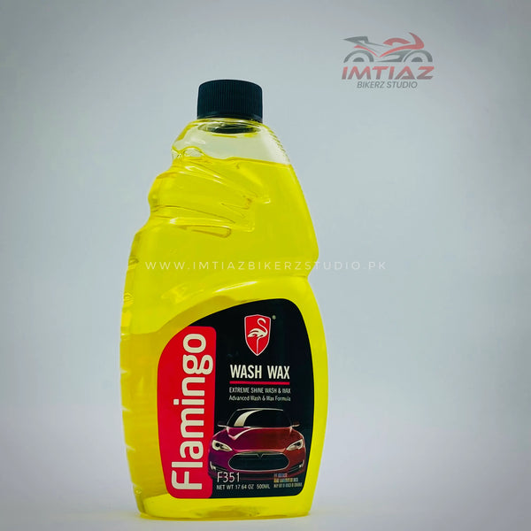 Flamingo Wash Wax Shampoo | Extreme Shine | Advanced Wash & Wax Formula