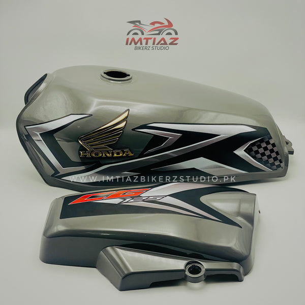 2025 Nardo Grey Smoke Wrap On 2025 Black Sticker | CG125 | Genuine Customized With Flexible Sidecovers