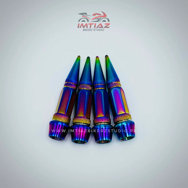 Multicolor Tyre Nozzles | Pair of 2