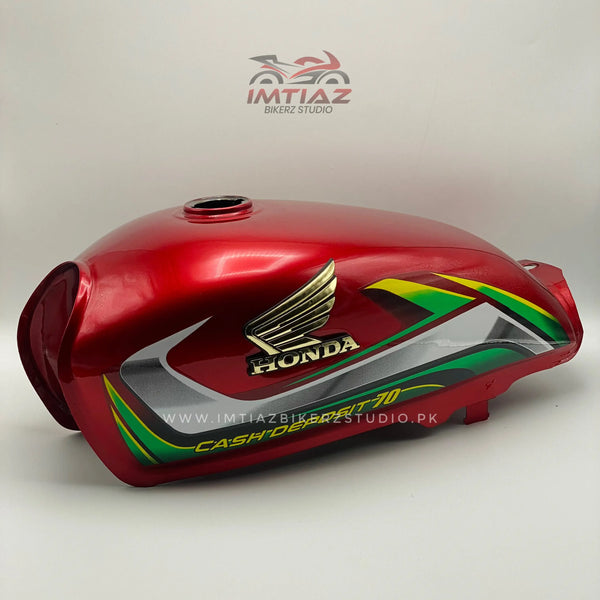 2022 CD70 Red Fueltank With ABS Sidecovers | Genuine Customized