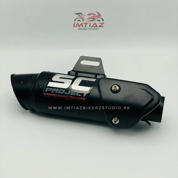 SC Project Black Exhaust | Heavy Sound & Bass | Universal Fitting | Easy Installation