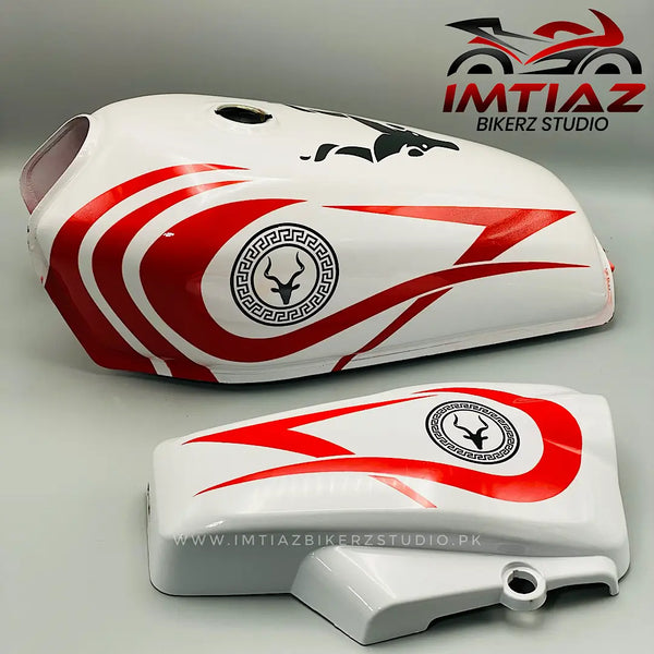 Markhor White/Red CG125