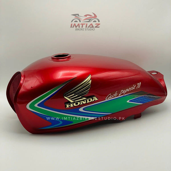 2018 CD70 Red Fueltank With ABS Sidecovers | Genuine Customized