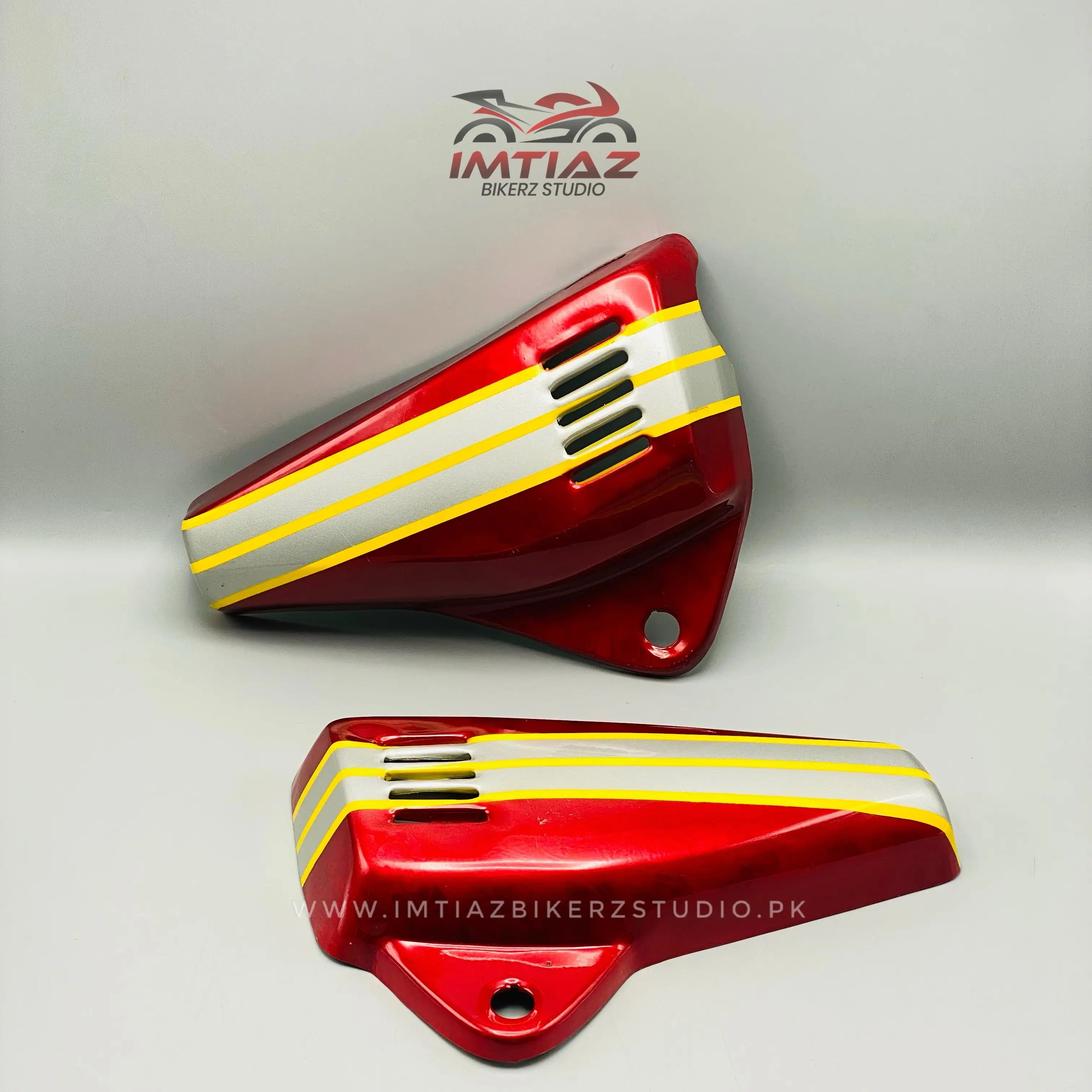 CG125 Red/Yellow Customised  Tank