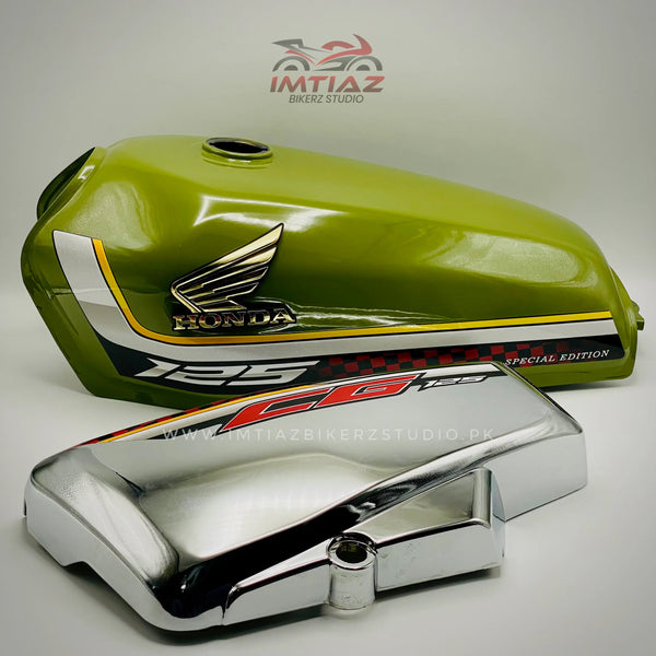 2025 Army Green Self Edition | CG125 | Genuine Customized With Chrome Sidecovers