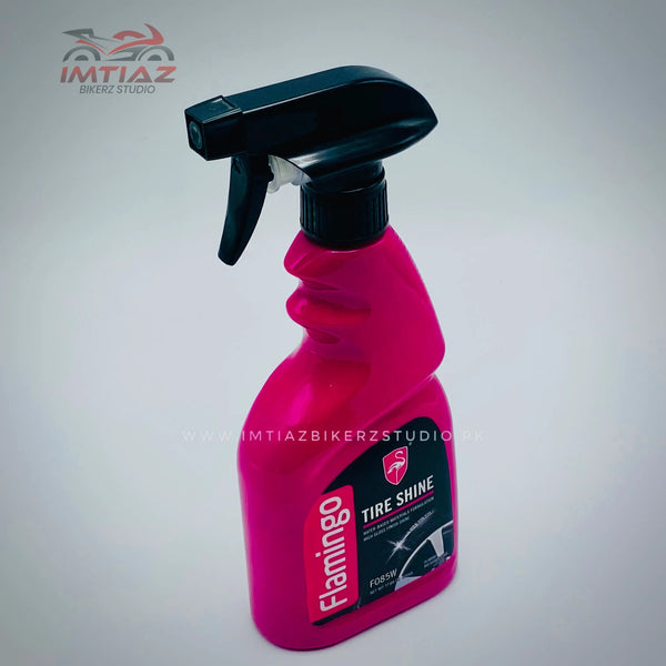 Flamingo Tire Shine | Water-based Material Formulation | High Gloss Finish Shine