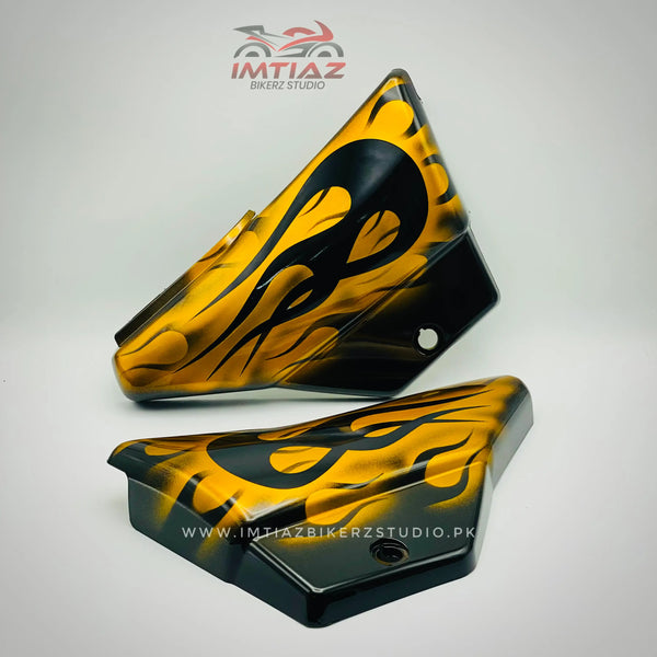 Golden Flame Design | CD70 | High Quality