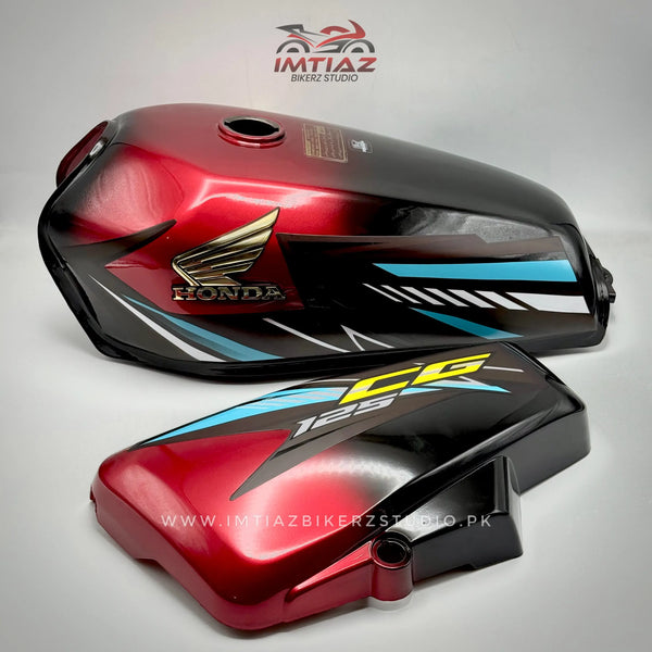 Honda CG125 Outfit | 2026 Fade Black Sticker | Geunine Customized | A Plus High Quality