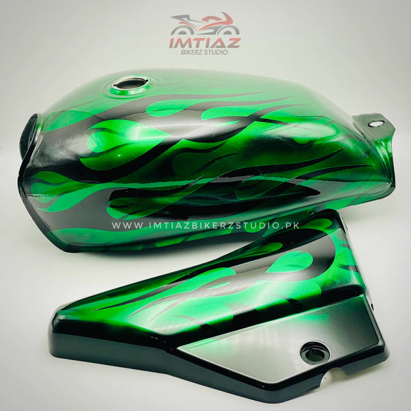 Green Flame Design | CD70 | High Quality Outfit