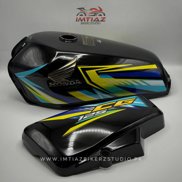 Honda CG 125 2026 Black Outfit | Genuine Customized | A Plus High Quality | For CG125￼