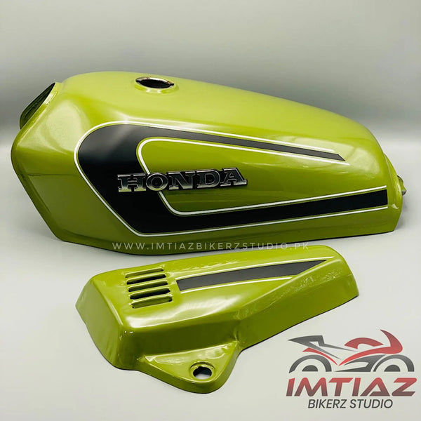 Green Fuel Tank/Matt Blk Line CG 125